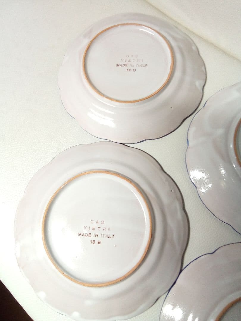 ラ*ラ様 イタリア　ハンドメイド　CAS VIETRI 20㎝　6枚