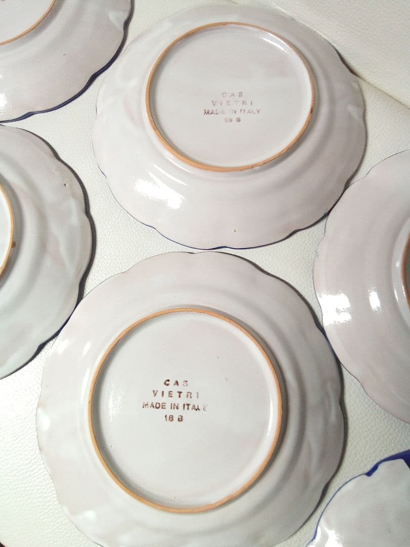 ラ*ラ様 イタリア　ハンドメイド　CAS VIETRI 20㎝　6枚