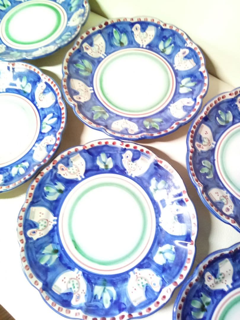 ラ*ラ様 イタリア　ハンドメイド　CAS VIETRI 20㎝　6枚