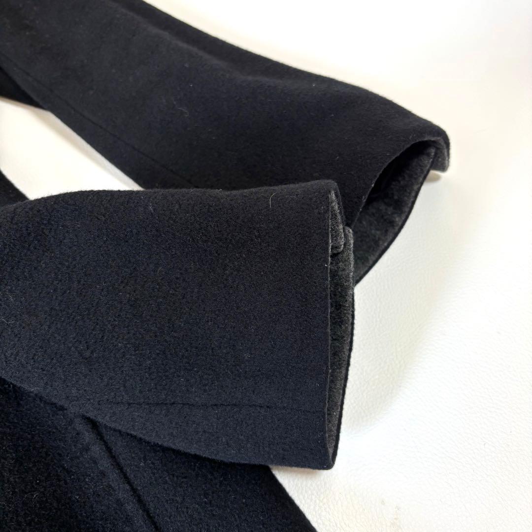 【美品/XL相当】ポールスミス ステンカラーコート カシミヤ混 マルチストライプ