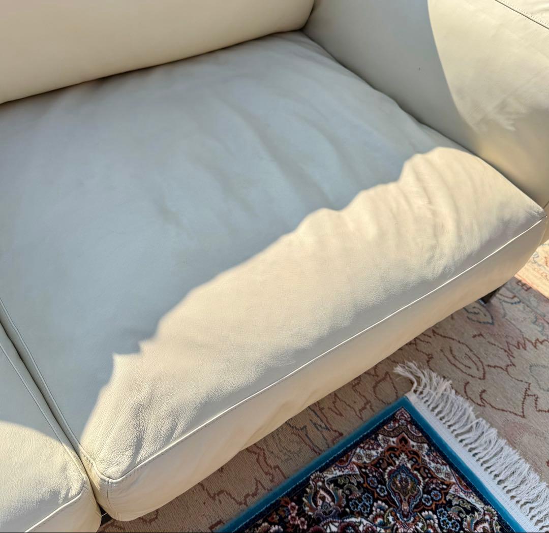 美品 IDC大塚家具 本革 erba 80万円 2人掛ソファ 奥山清行