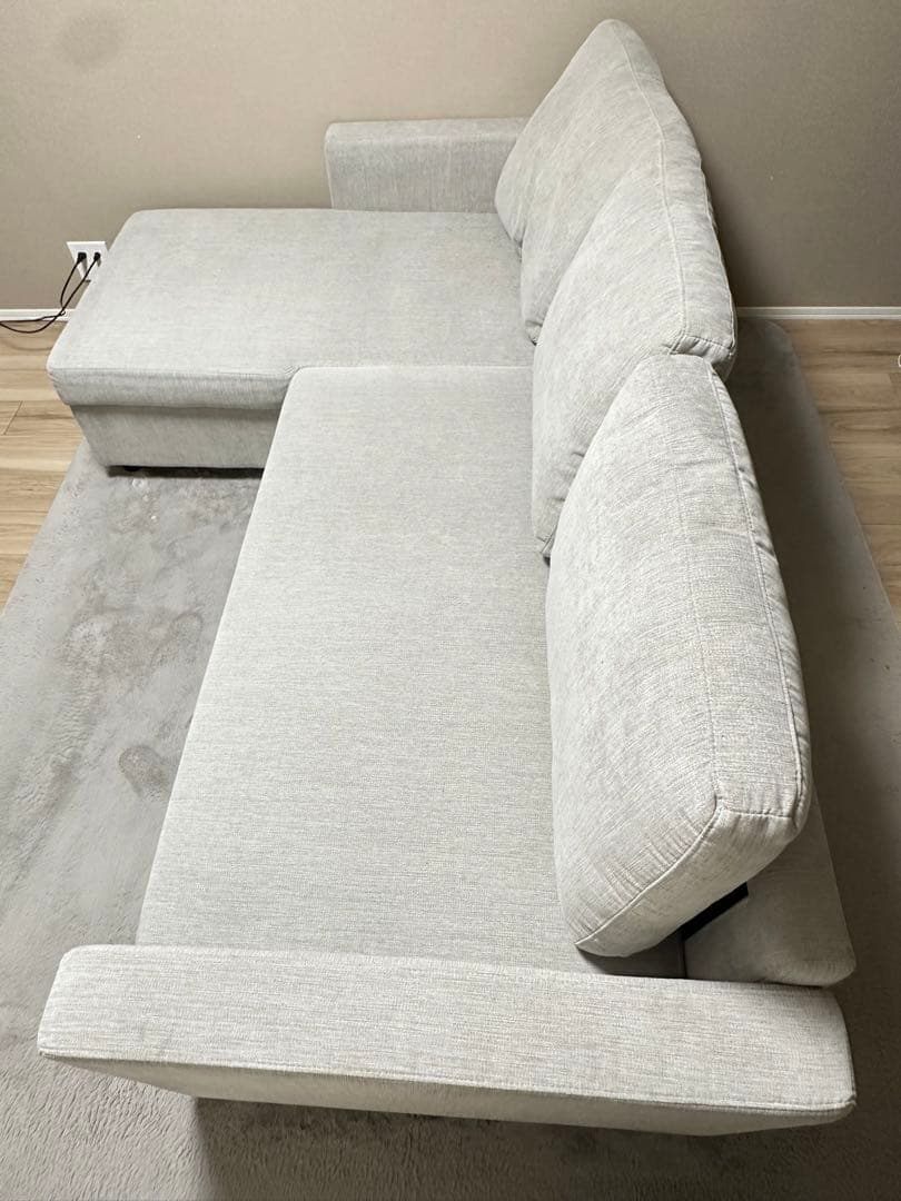 『いもりさん　』布張り カウチソファベッド　ノアーク2 撥水加工タイプ