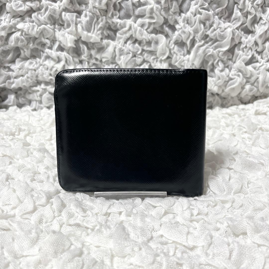 美品 プラダ サフィアーノ 二つ折り財布 小銭入れ  カード コンパクト