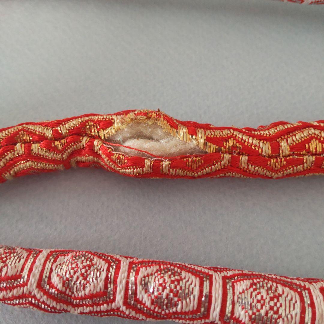 【オレンジ】七五三　3歳から5歳　帯　着物フルセット　女の子　朱色