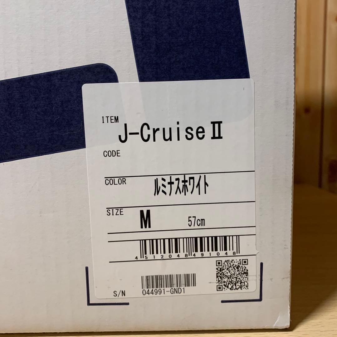 【新品】 SHOEI　J-Cruise2　Mサイズ　ルミナスホワイト