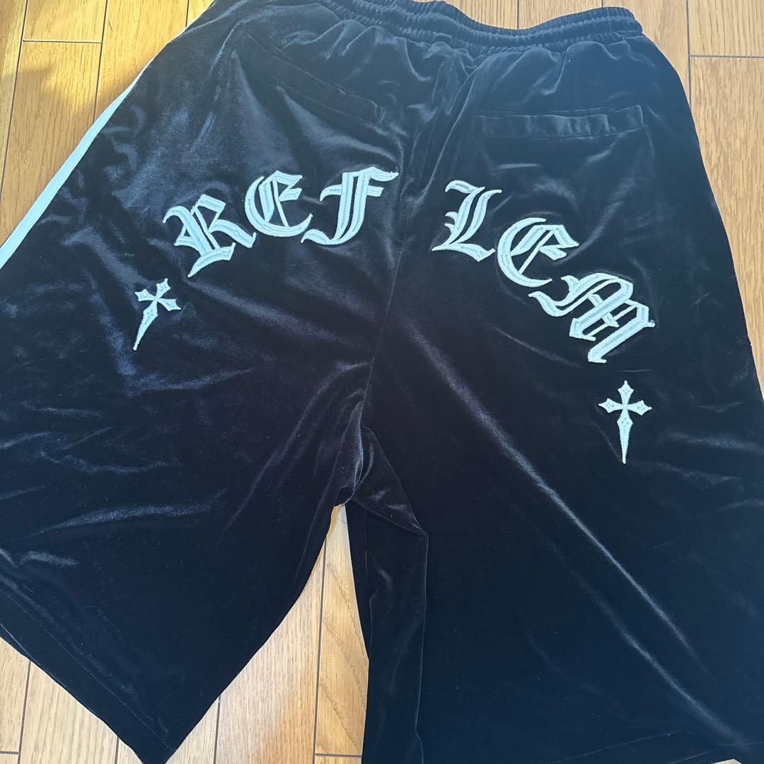 REFLEM TOKYO クロス刺繍ベロアジャージ 上下セット