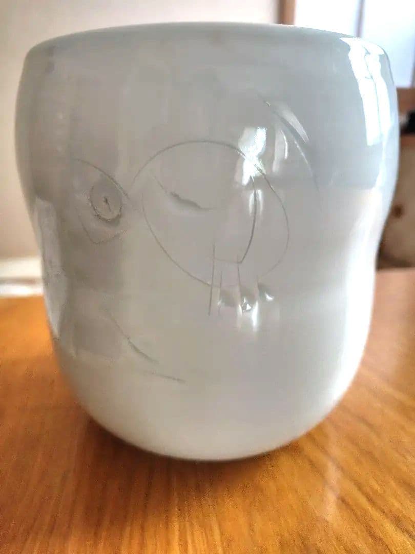 白磁水指　井上萬二