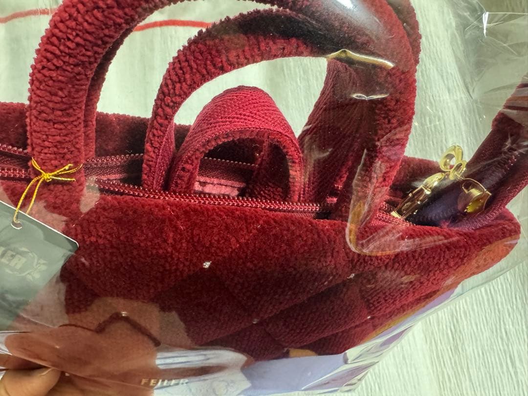 フェイラー　ユニ　ミニショルダー　赤　新品