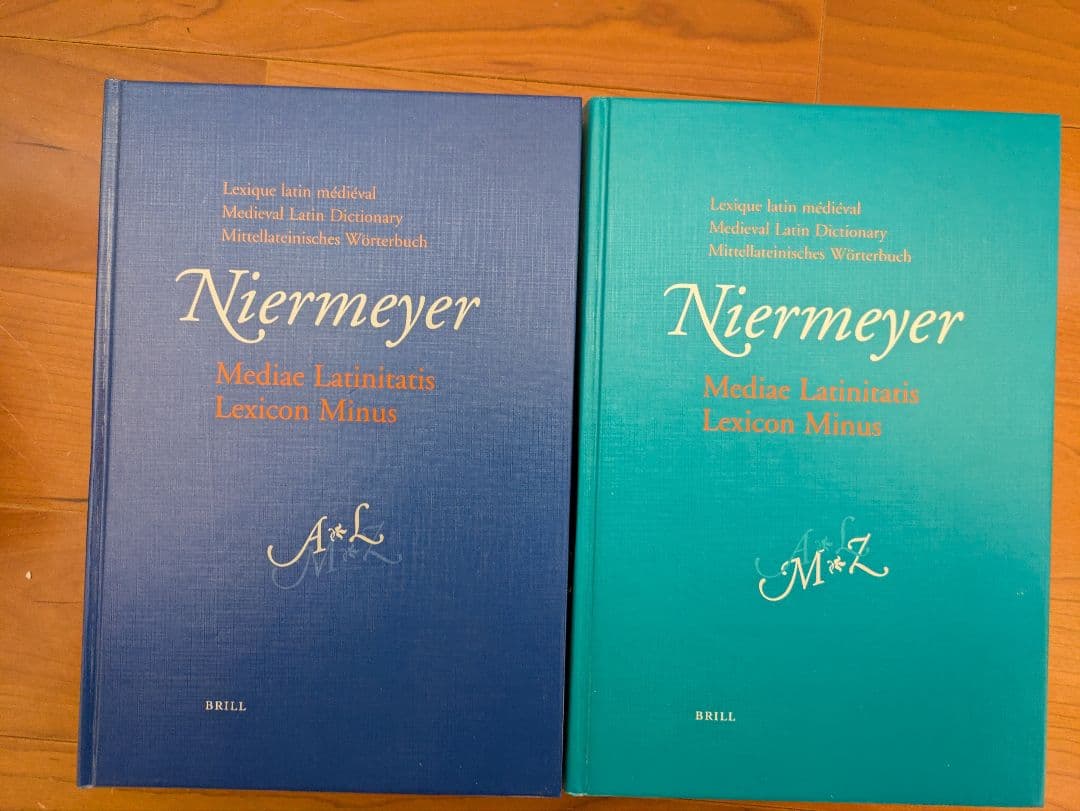 中世ラテン語辞典 ニーマイヤー著　２巻