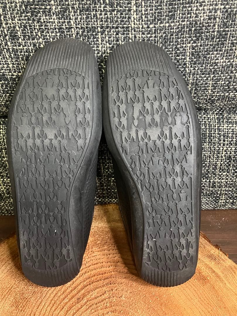 【美品】Clarks クラークスオリジナル　オールレザー　ワラビー　シボ 加工