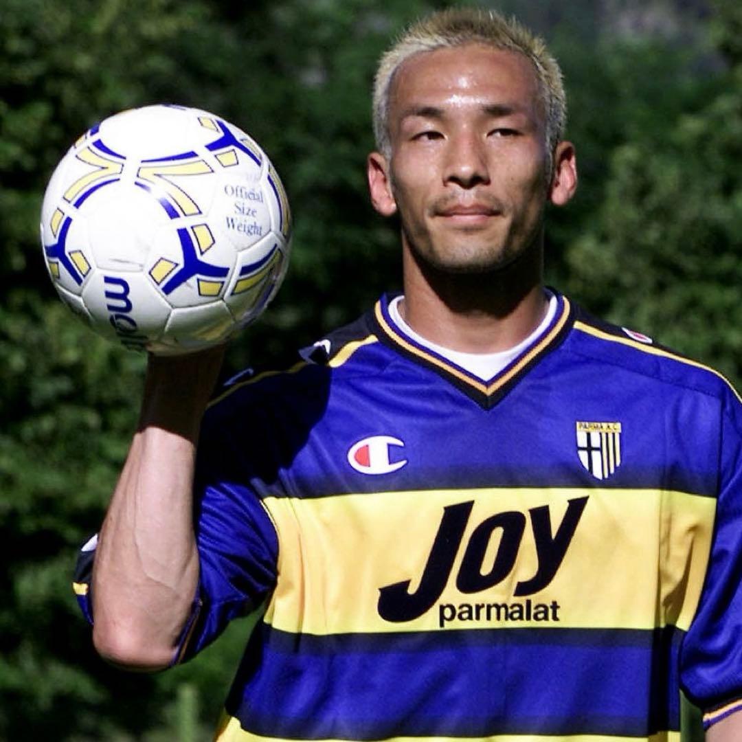 パルマ01/02 中田英寿 直筆サイン ユニフォーム