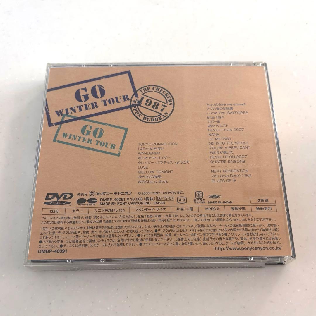 ★チェッカーズ★ ノーカット　DVD GO WINTER TOUR