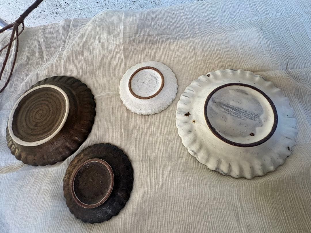 村上直子　小菊プレート　お皿　セット