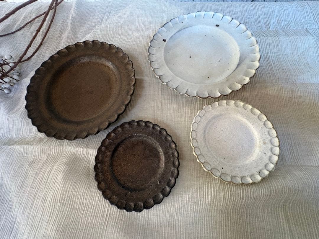 村上直子　小菊プレート　お皿　セット