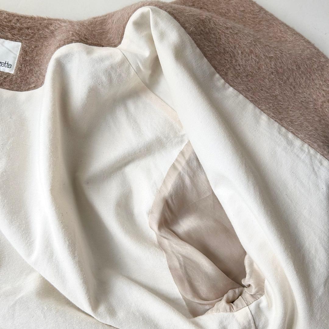 定価 77,000円 Whim Gazette ウールアルパカシャギーコート