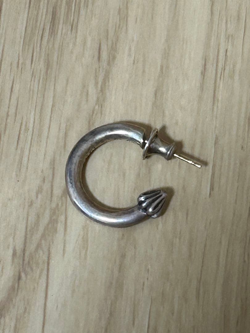 シルバー925 フープピアス 片耳用