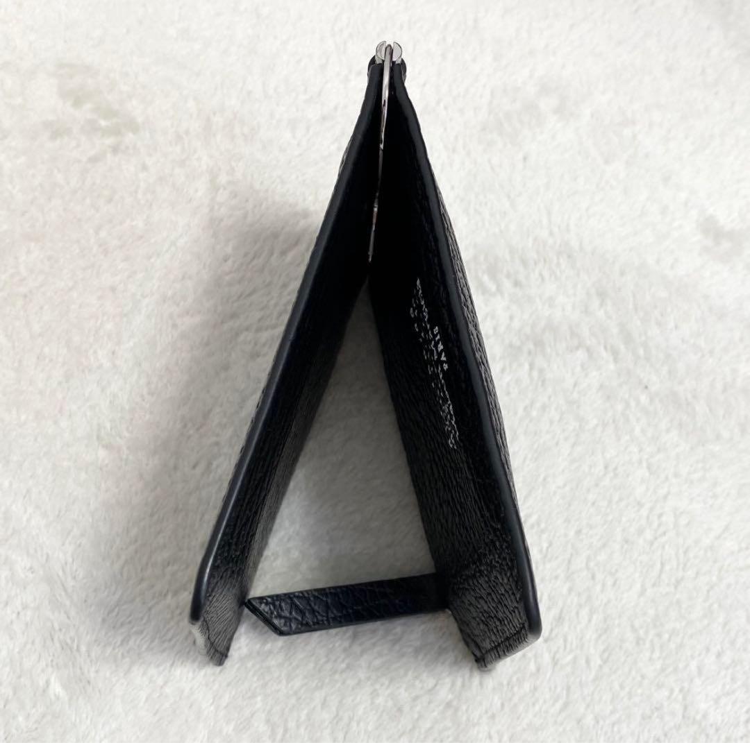 【美品】メゾンマルジェラ マネークリップ 小銭入れ 二つ折り財布 カードケース