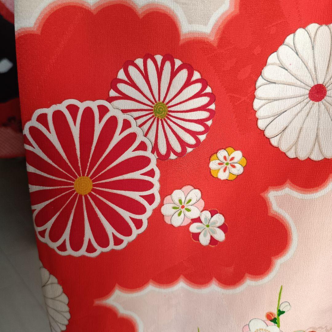 専用です☆　　　アンティークピンククリームオレンジの着物