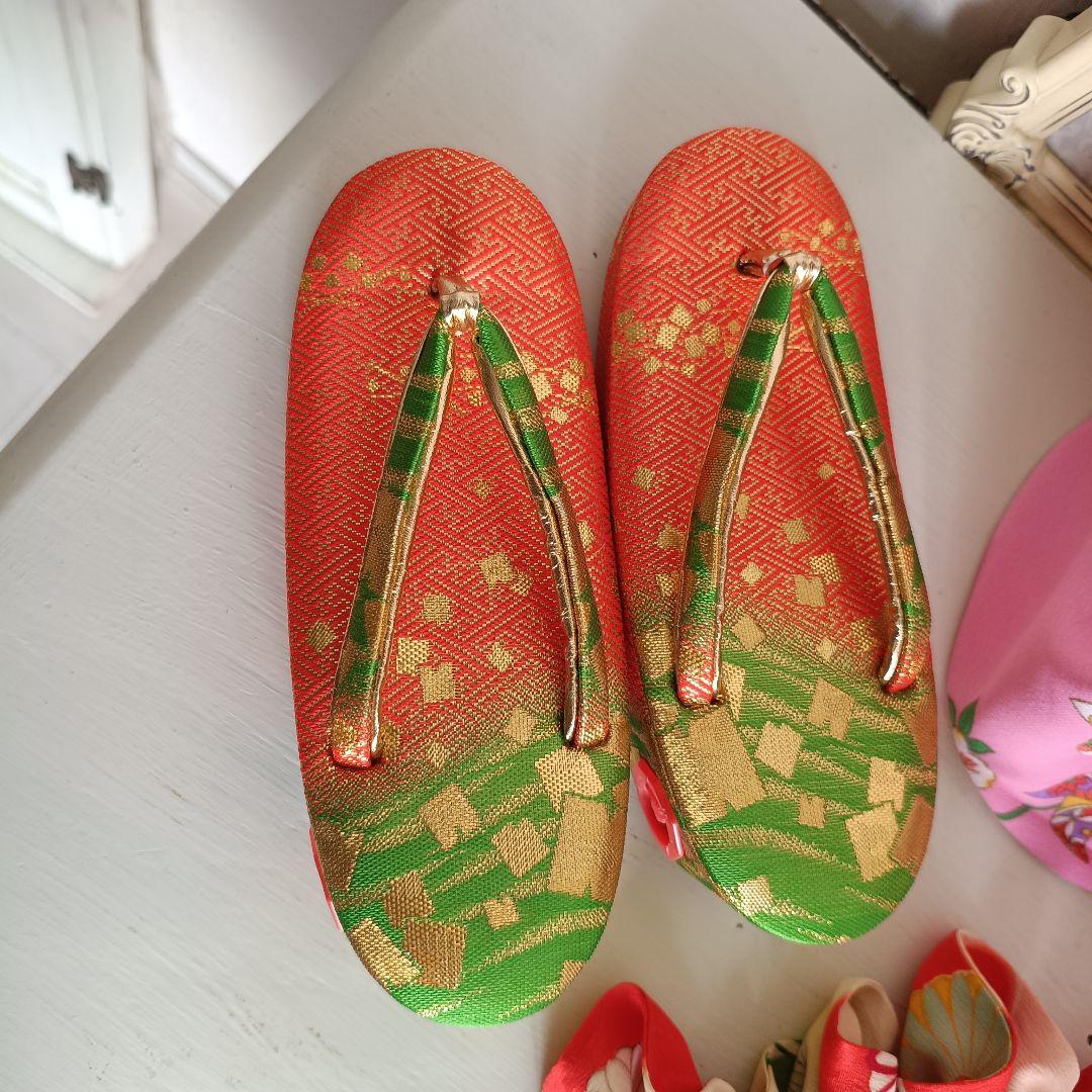 専用です☆　　　アンティークピンククリームオレンジの着物