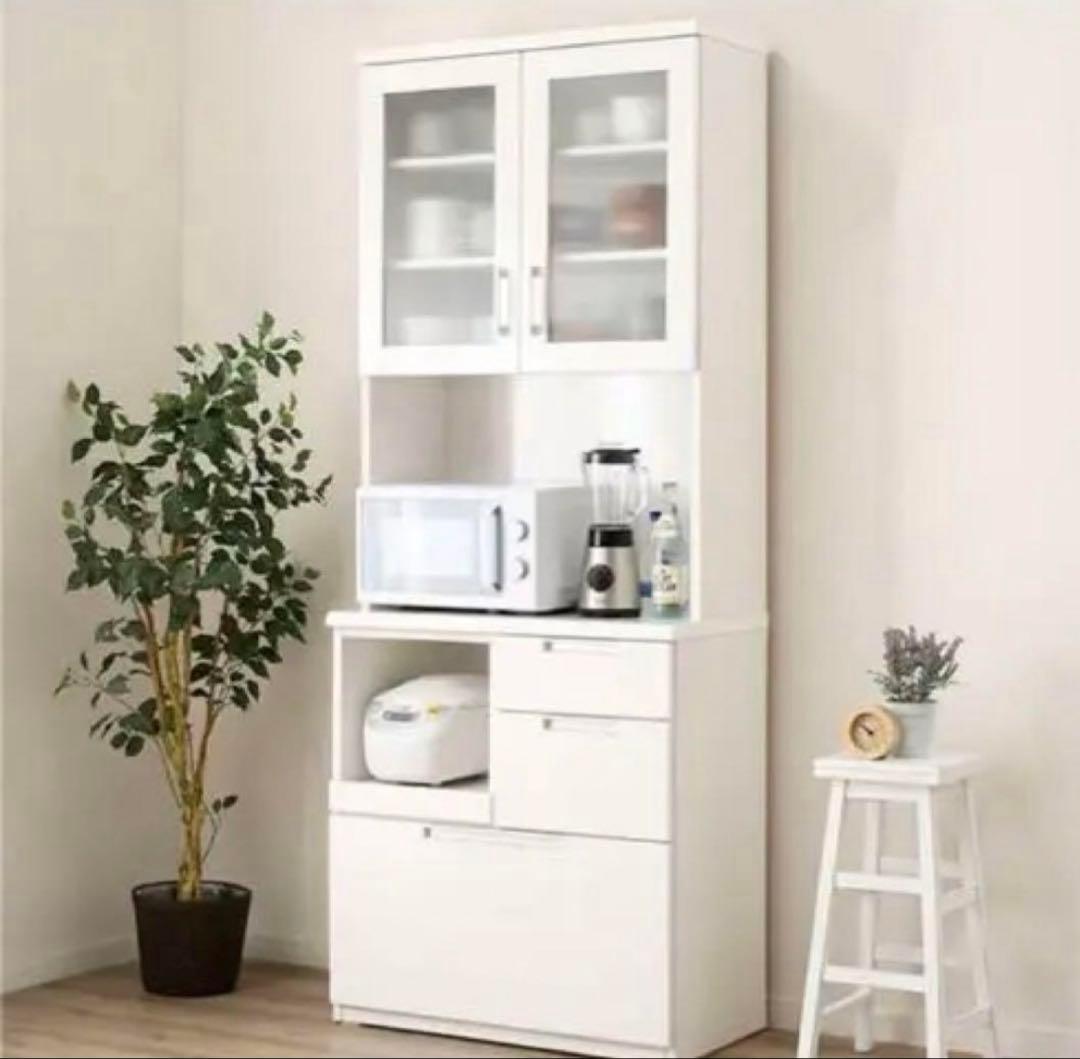 【なぎ】他の方の購入不可です。 ニトリ　キッチンボード　ダリア80