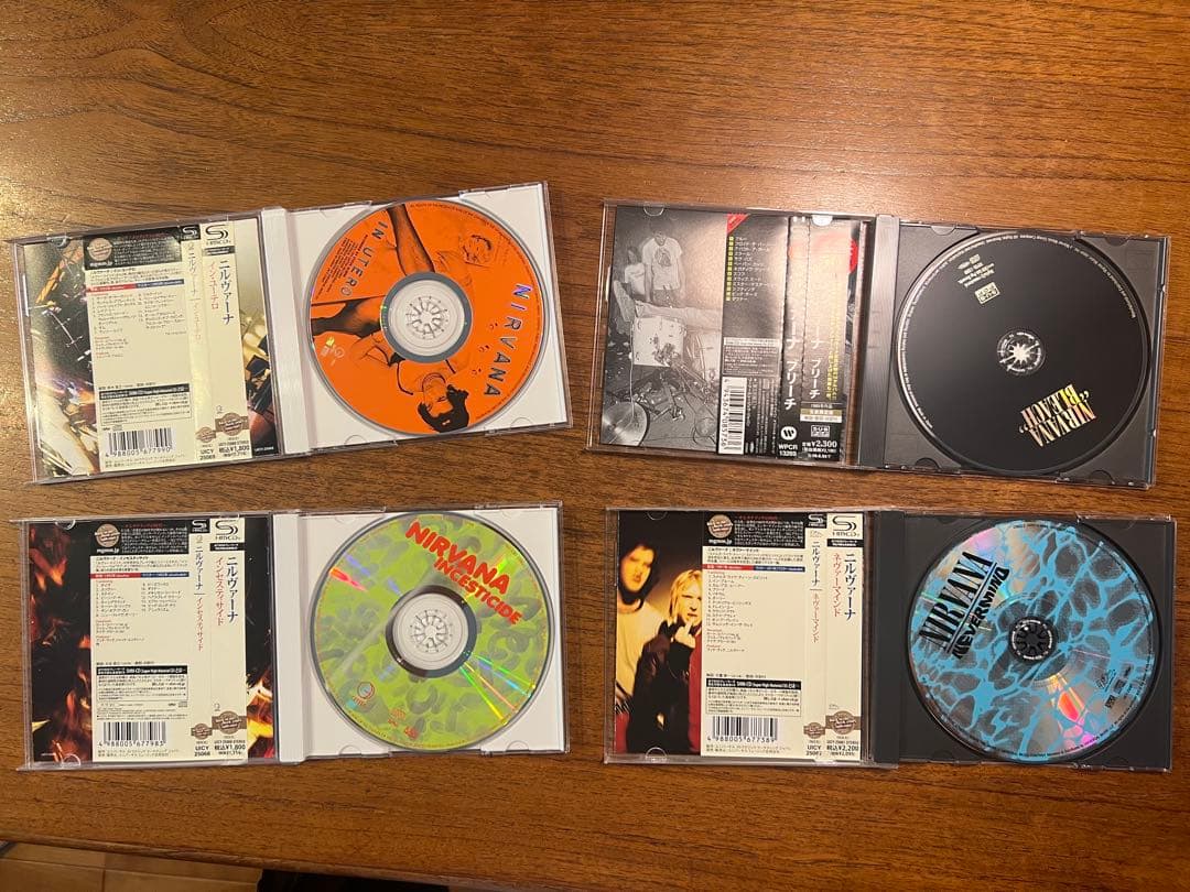 Nirvana SHM-CD 4枚セット　 おまけ付き