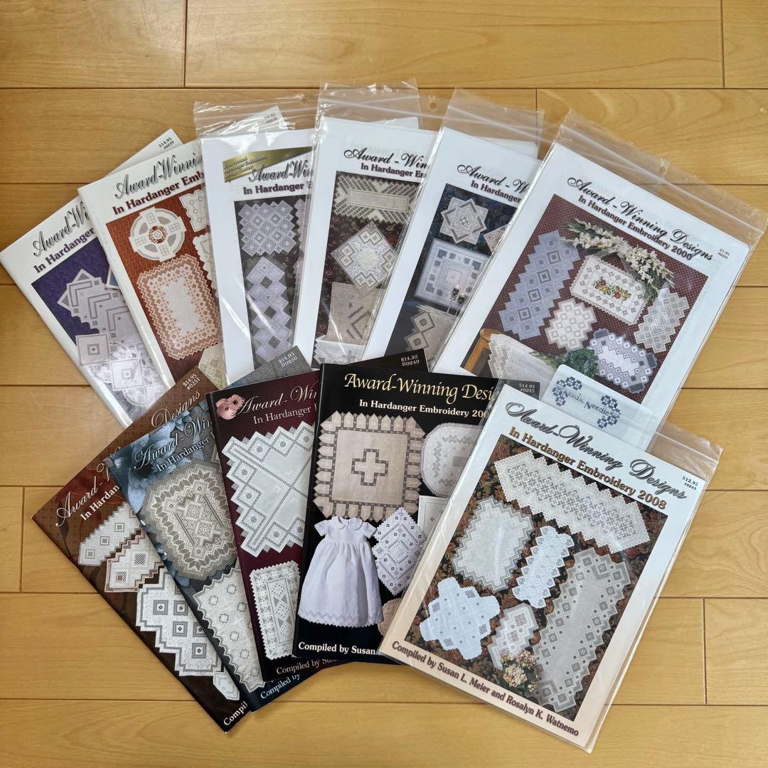 ハーダンガー刺繍 図案集11冊セット