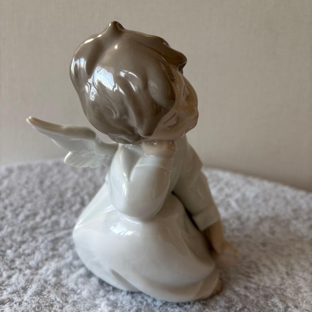 【新品・箱付き】リヤドロ 天使の考えごと（なんとかなるよ）