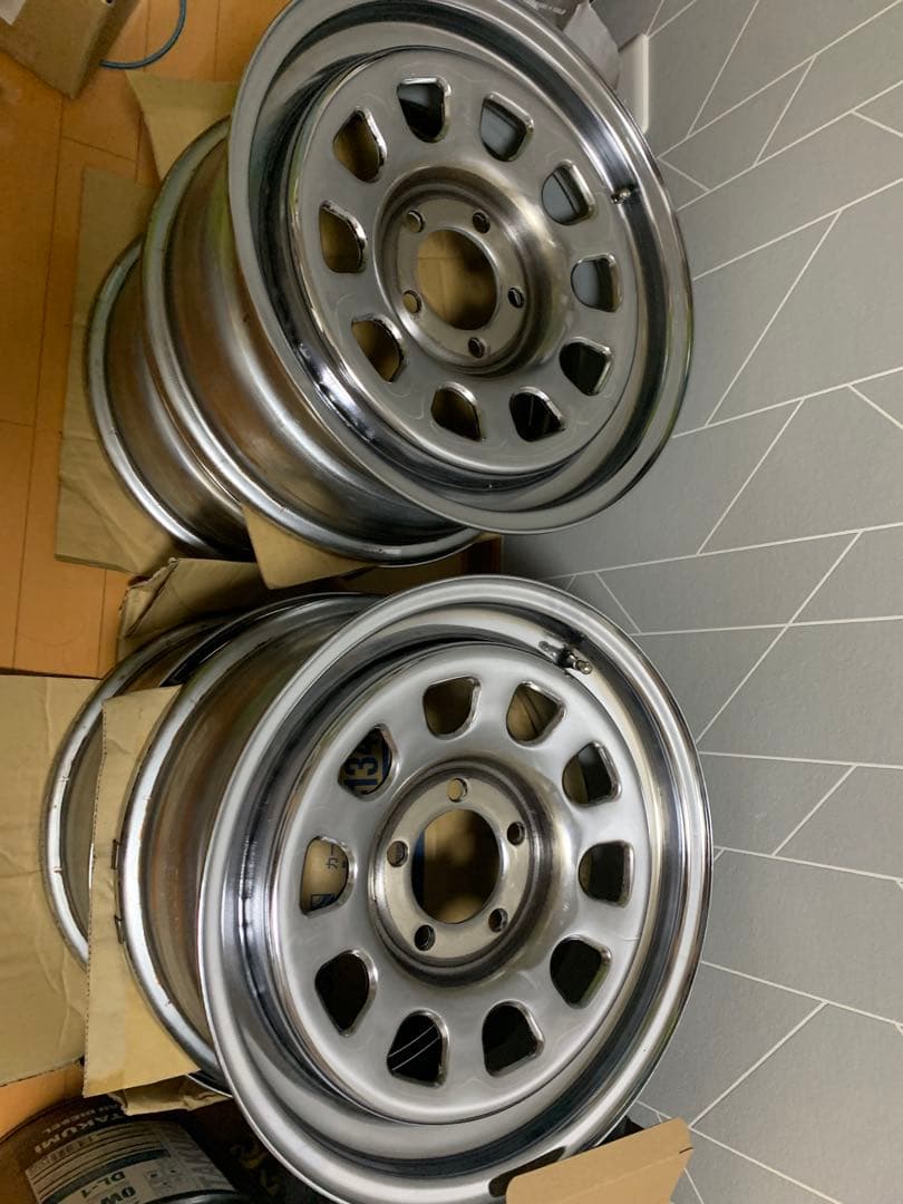 ♦︎メッキスチールホイール　PCD114.3-5H♦︎【手渡し可能】