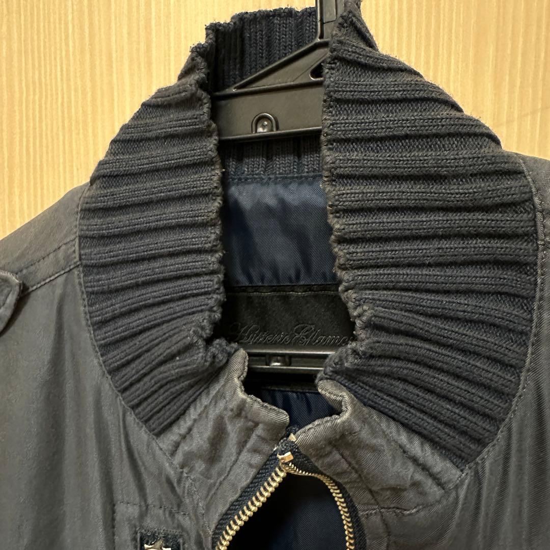 HYSTERIC GLAMOUR 刺繍ブルゾン ライダース