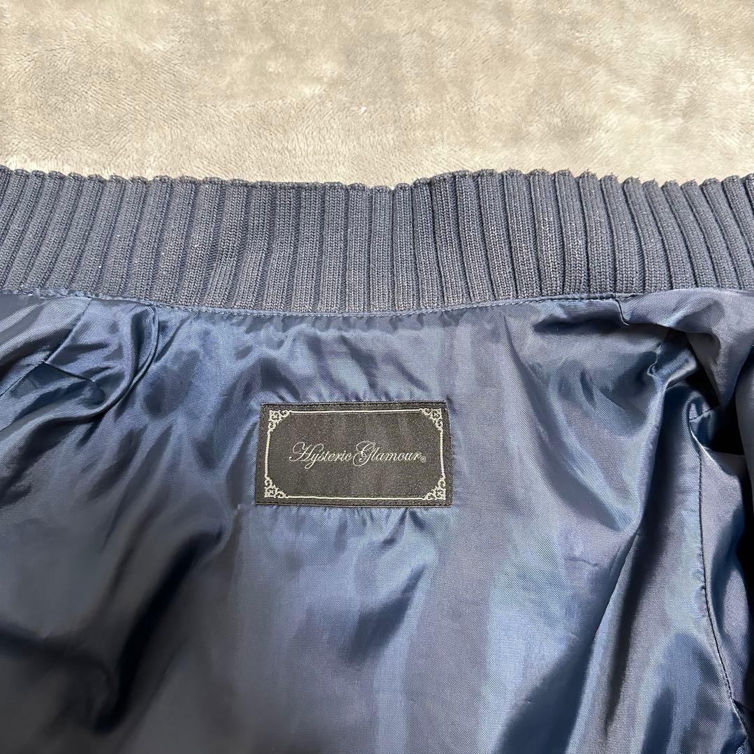 HYSTERIC GLAMOUR 刺繍ブルゾン ライダース