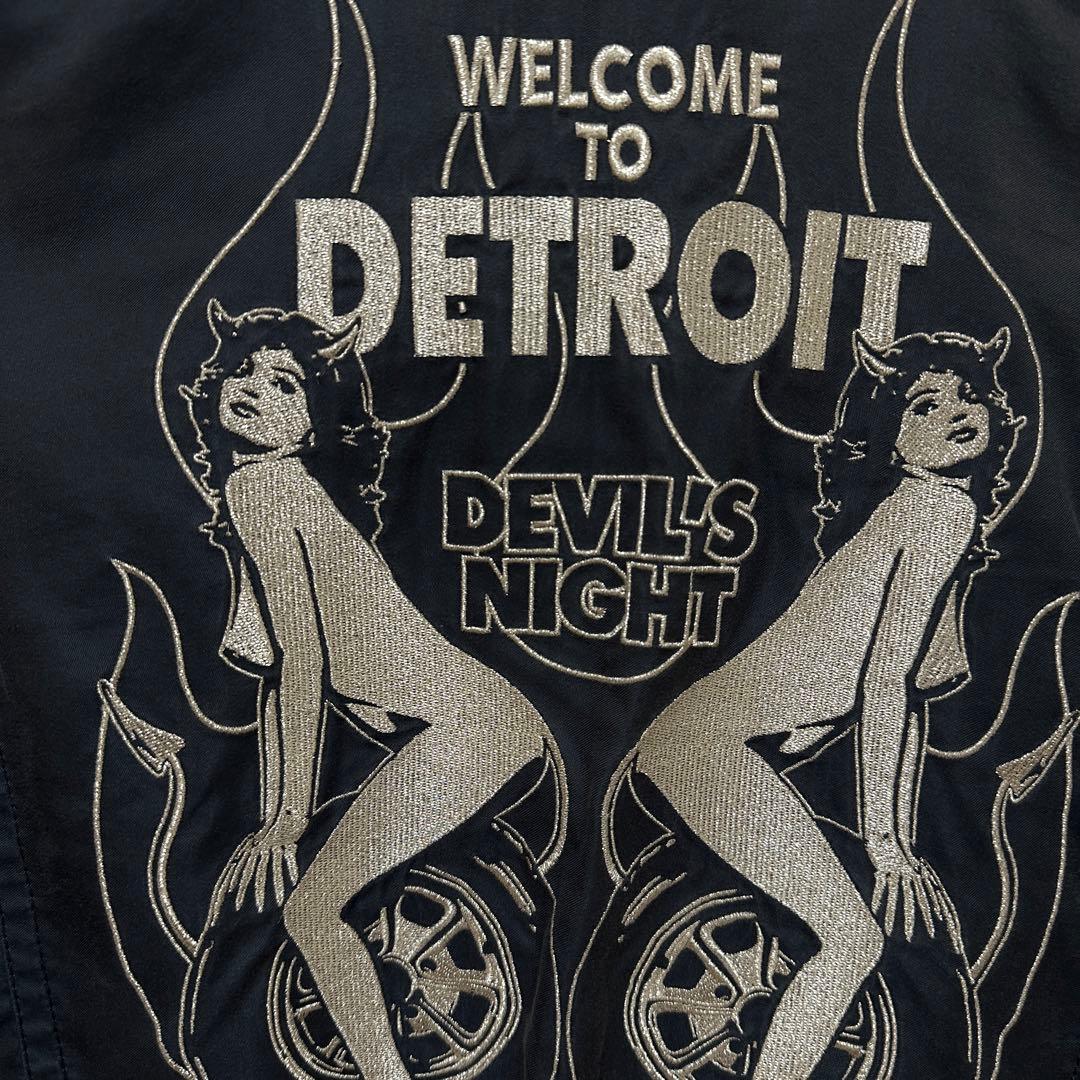 HYSTERIC GLAMOUR 刺繍ブルゾン ライダース