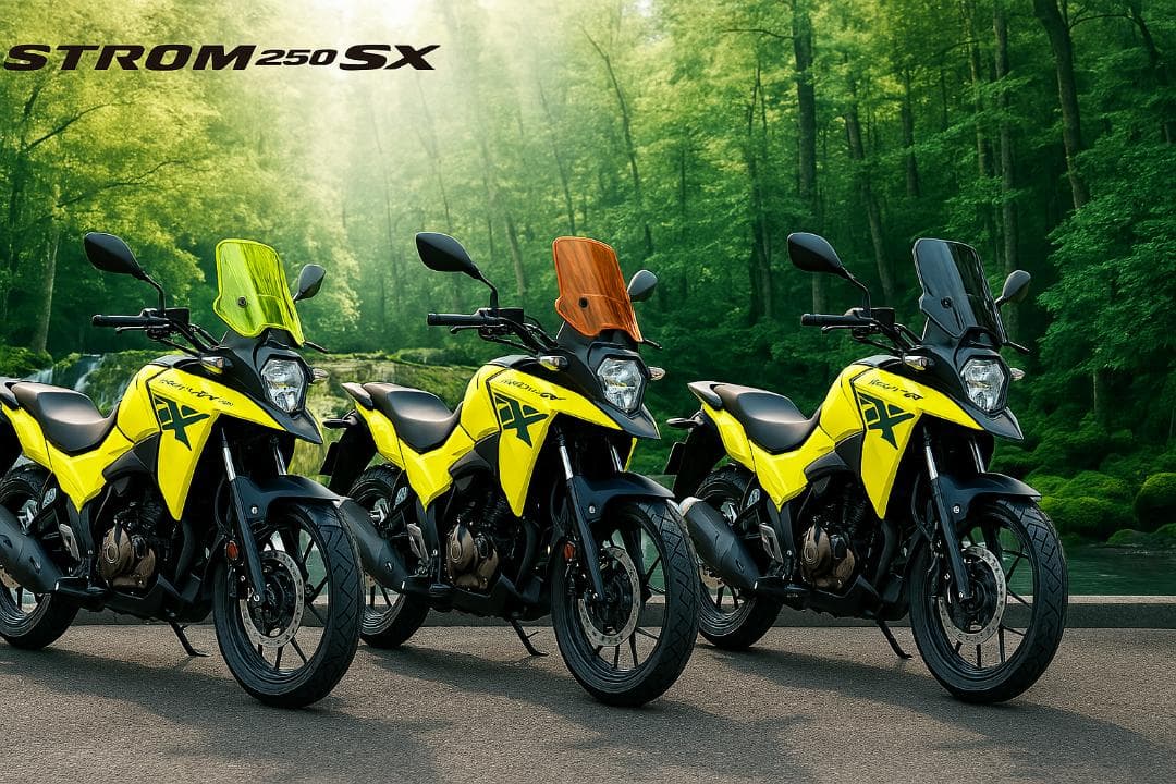 VStrom　ロングシールド　スモーク　Vストローム250SX　ロングスクリーン