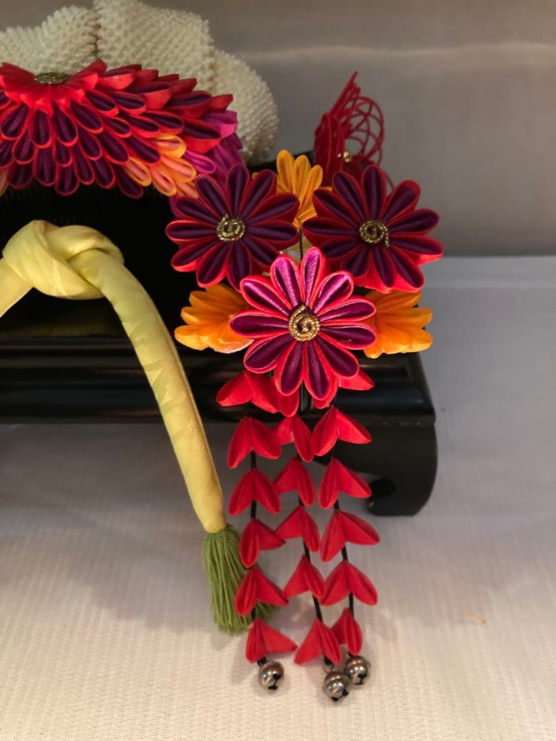 専用　希少　舞妓簪　花櫛簪平打ち簪　花簪　鼈甲色簪　Uピン簪　玉簪　水引簪