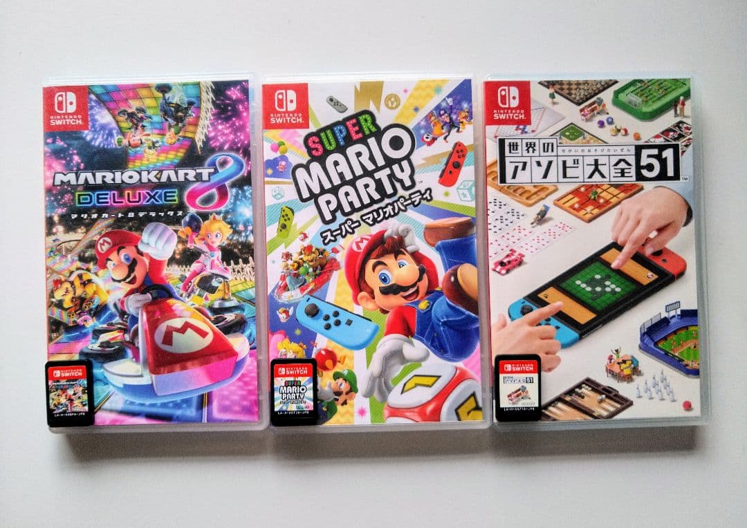 ★美品★nintendo switch 本体／ゲームソフト3本付き