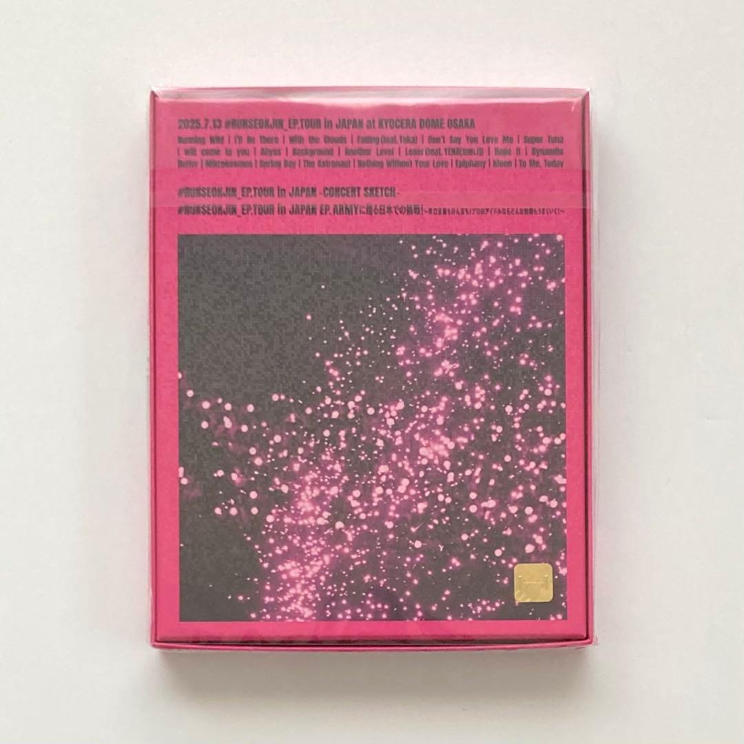 BTS ジン RUNSEOKJIN_EP.TOUR in JAPAN ブルーレイ