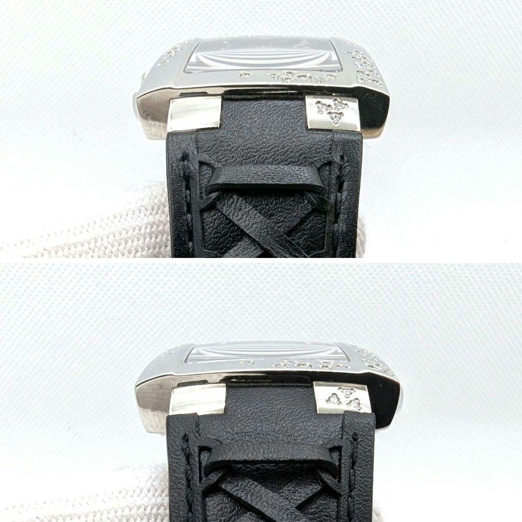 Christian Dior リヴァ ダイヤベゼル クロノグラフ 腕時計 不動