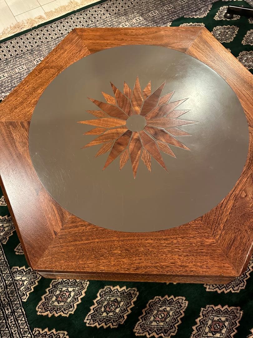 ヴィンテージ　BrownSaltman ヘキサゴンセンターテーブル