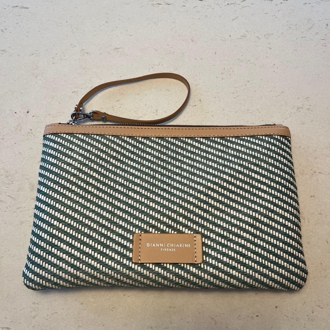 GIANNI CHIARINI かごバッグ ベージュ