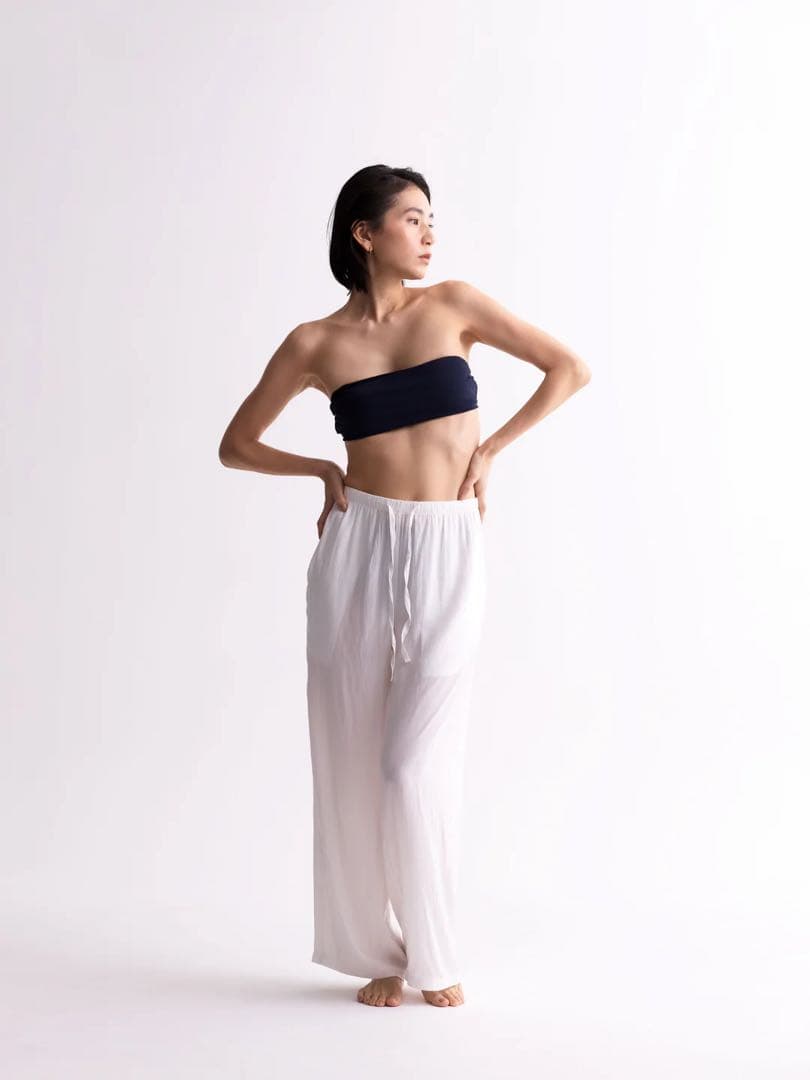 パンツ SISANDI MATINEE PANTS moonlight white 1
