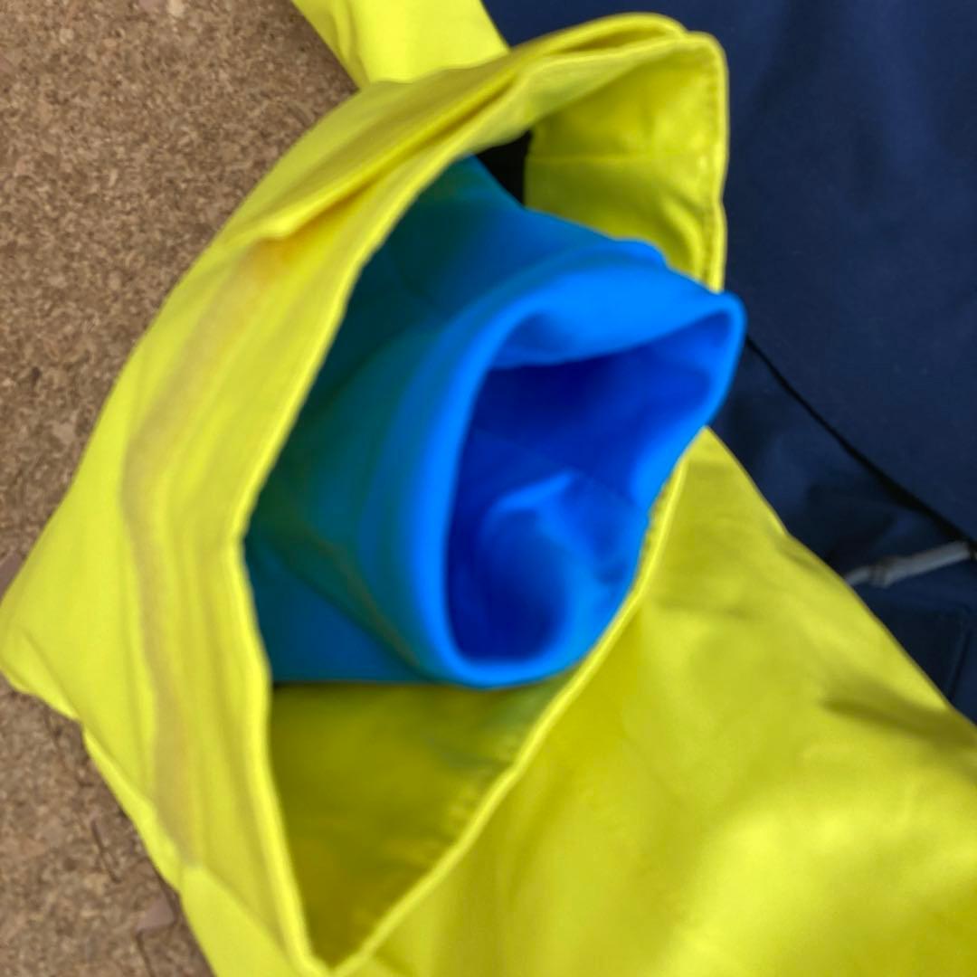 【美品】ファブリスFABLICEスキーウェアスキー スノボジャケットOメンズ紺黄