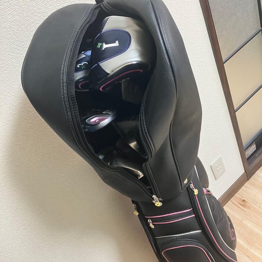 ゼクシオ ゴルフキャディバッグ レディース ゴルフクラブ12本入り