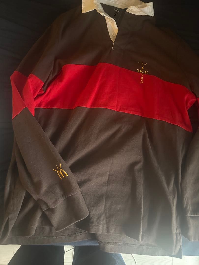 Travis Scott × McDonald's ラガーシャツ