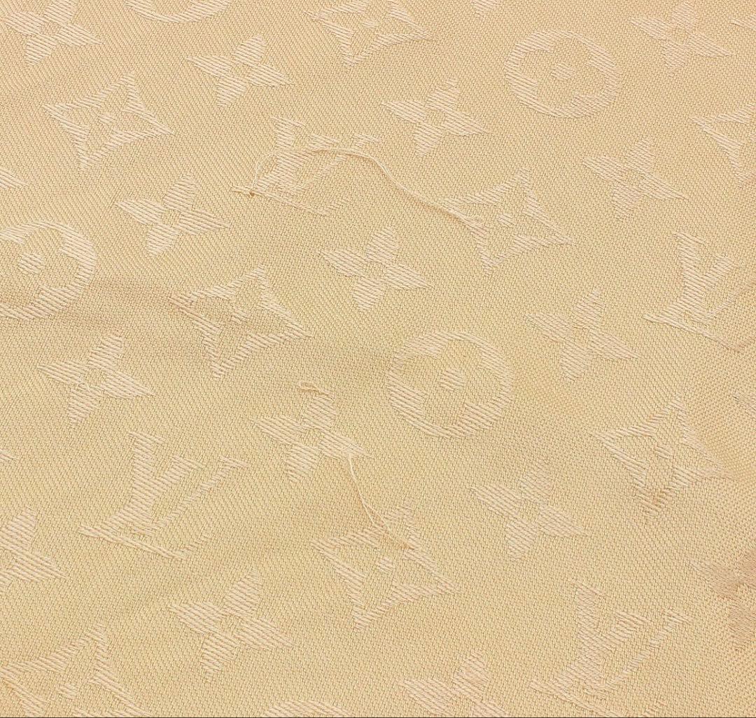 R2761 美品 ルイヴィトン ショール・モノグラム ウール×シルク ストール