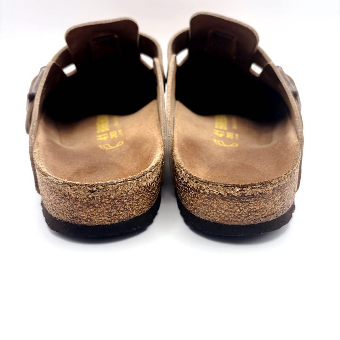 【美品】BIRKENSTOCK ボストン 41 タバコブラウン レザー 26.5