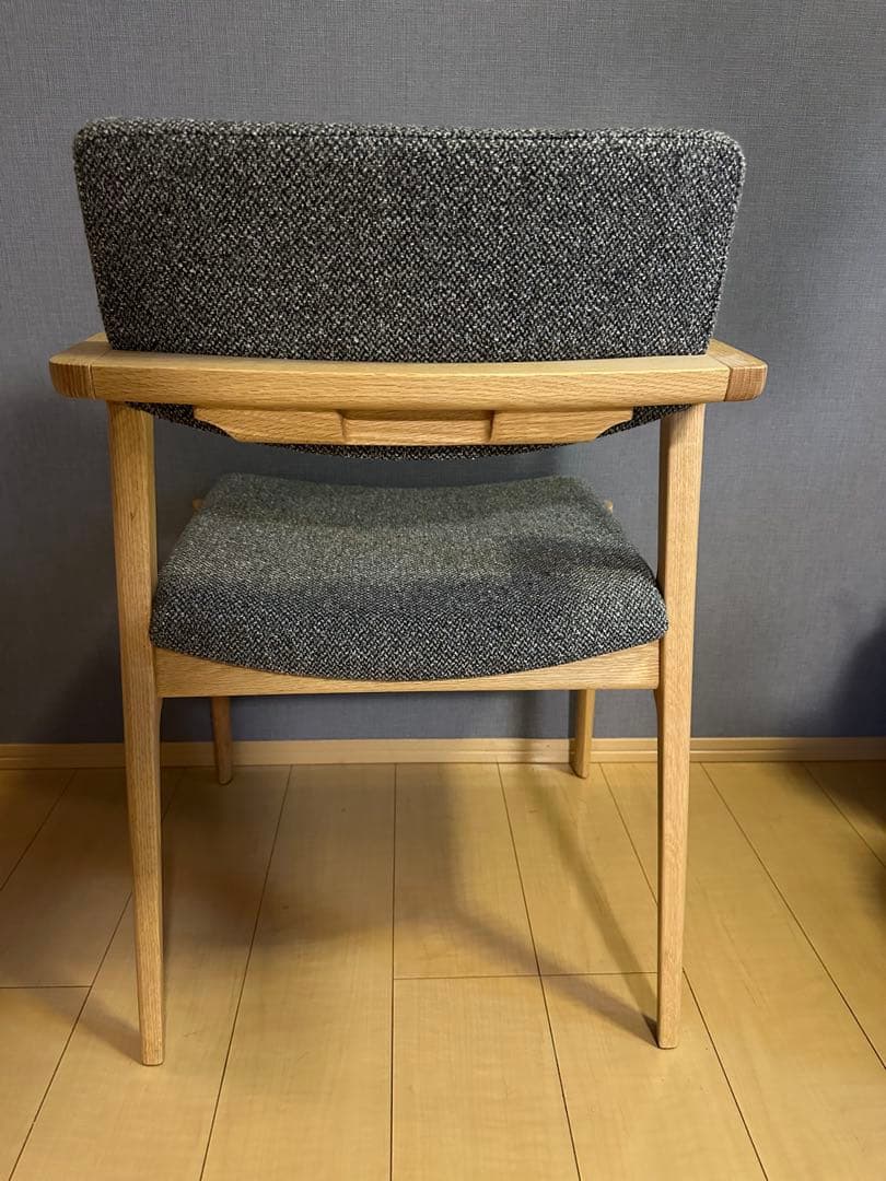 FUji FURNITURE koti アームレスチェア　グレー　オーク