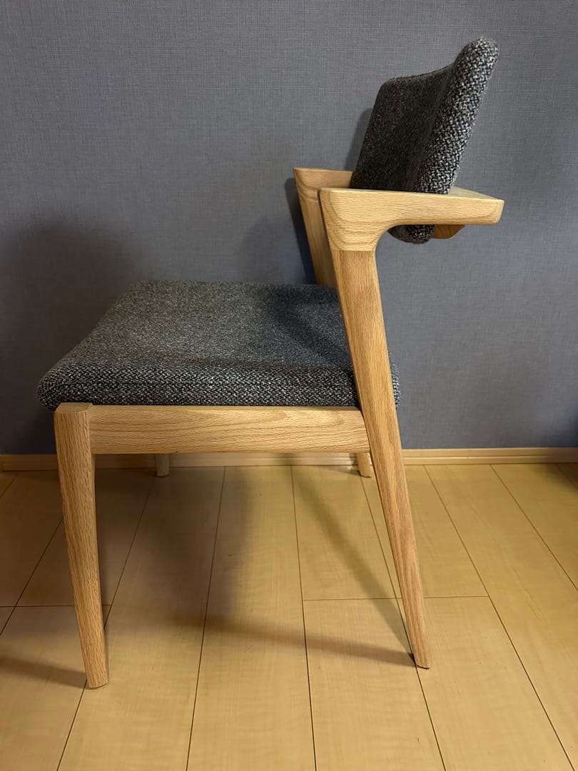 FUji FURNITURE koti アームレスチェア　グレー　オーク