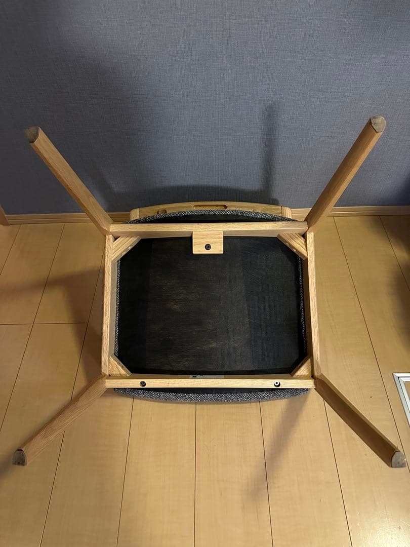 FUji FURNITURE koti アームレスチェア　グレー　オーク