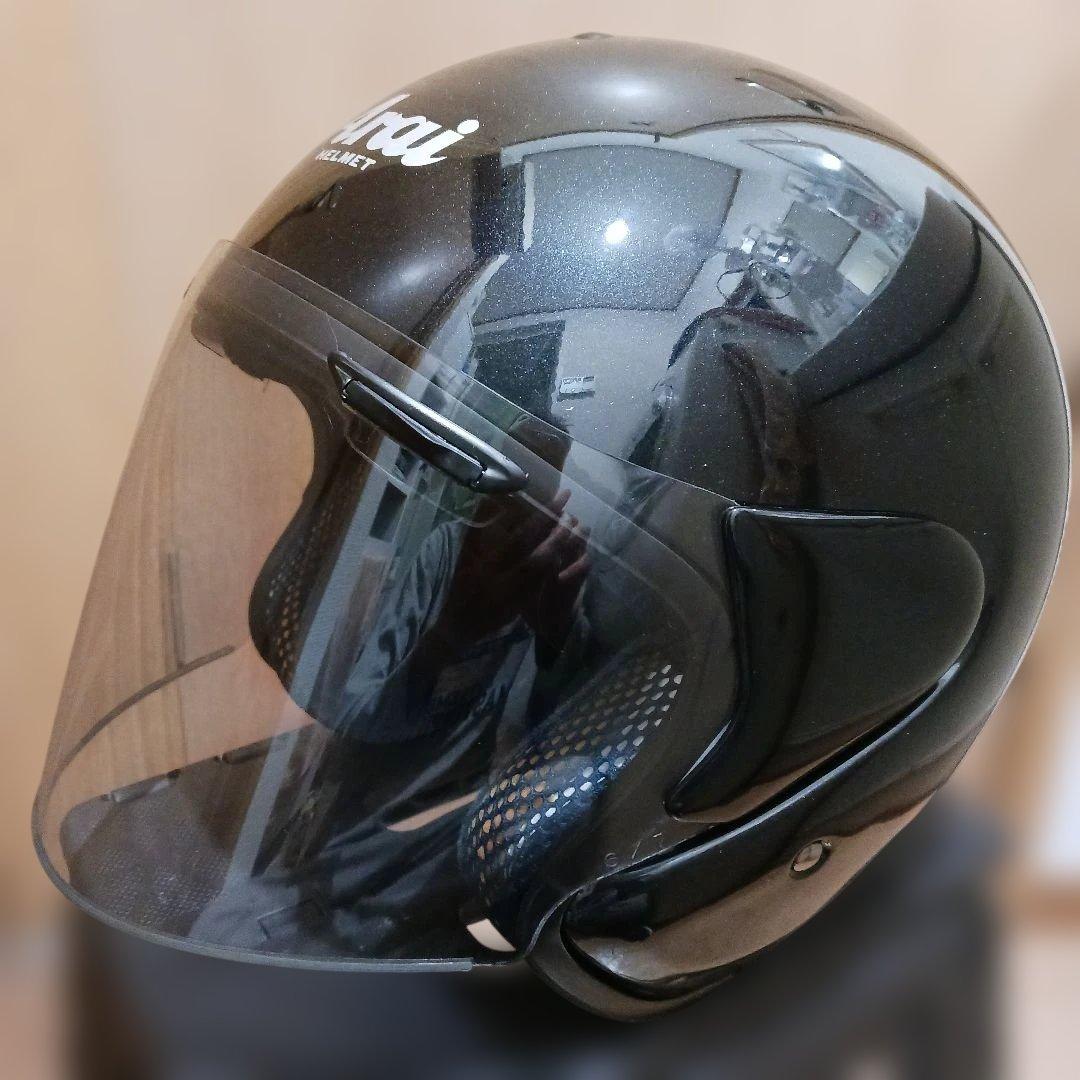 スズキ、Arai ブラック ジェットヘルメット&ケース