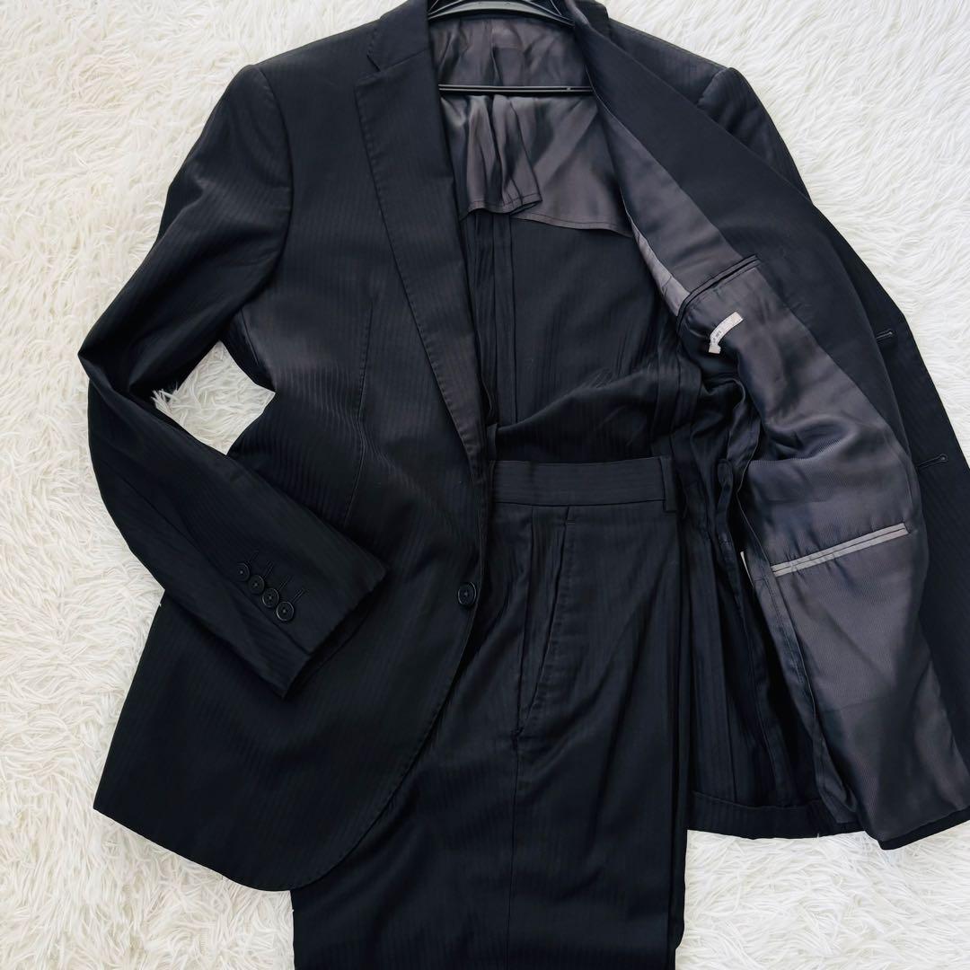 極美品✨アルマーニコレツォーニ　セットアップスーツ46最高級スーパー150's