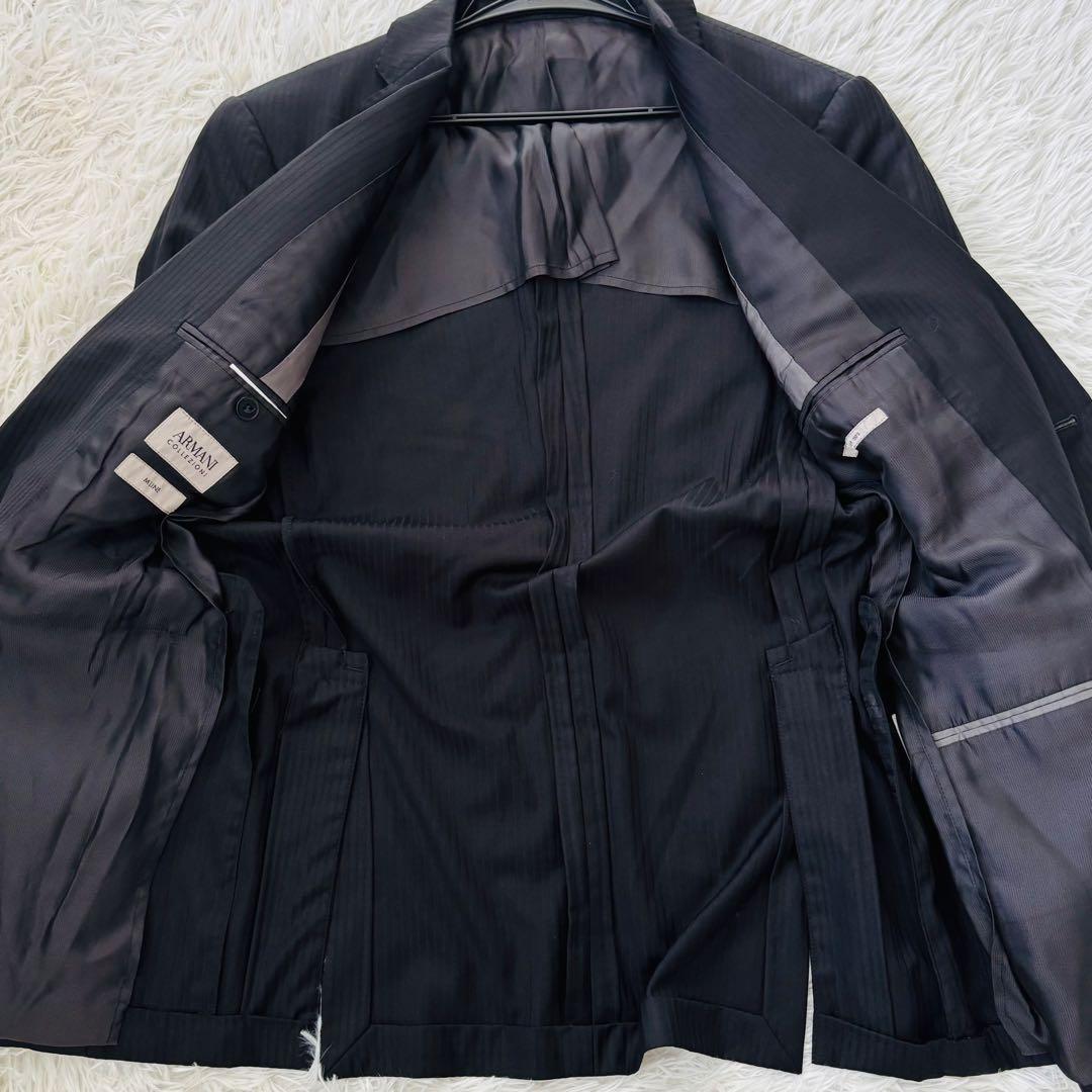 極美品✨アルマーニコレツォーニ　セットアップスーツ46最高級スーパー150's